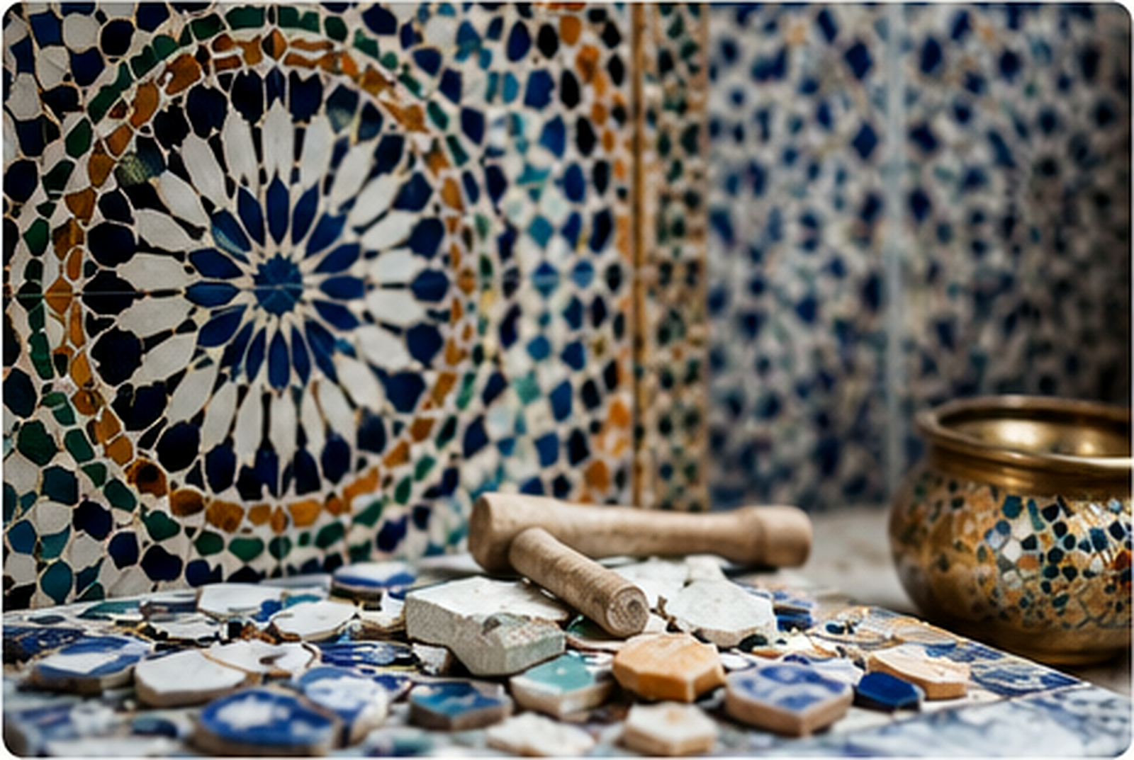 Zellige marocain