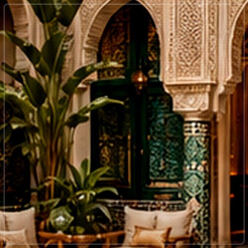 Miroir Art Déco marocain