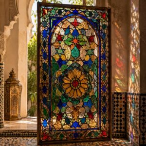 Vitrail marocain sur mesure
