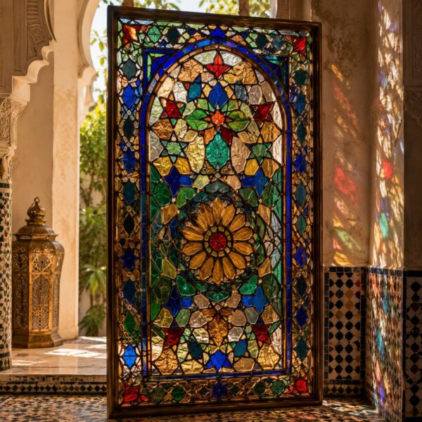 Vitrail marocain sur mesure